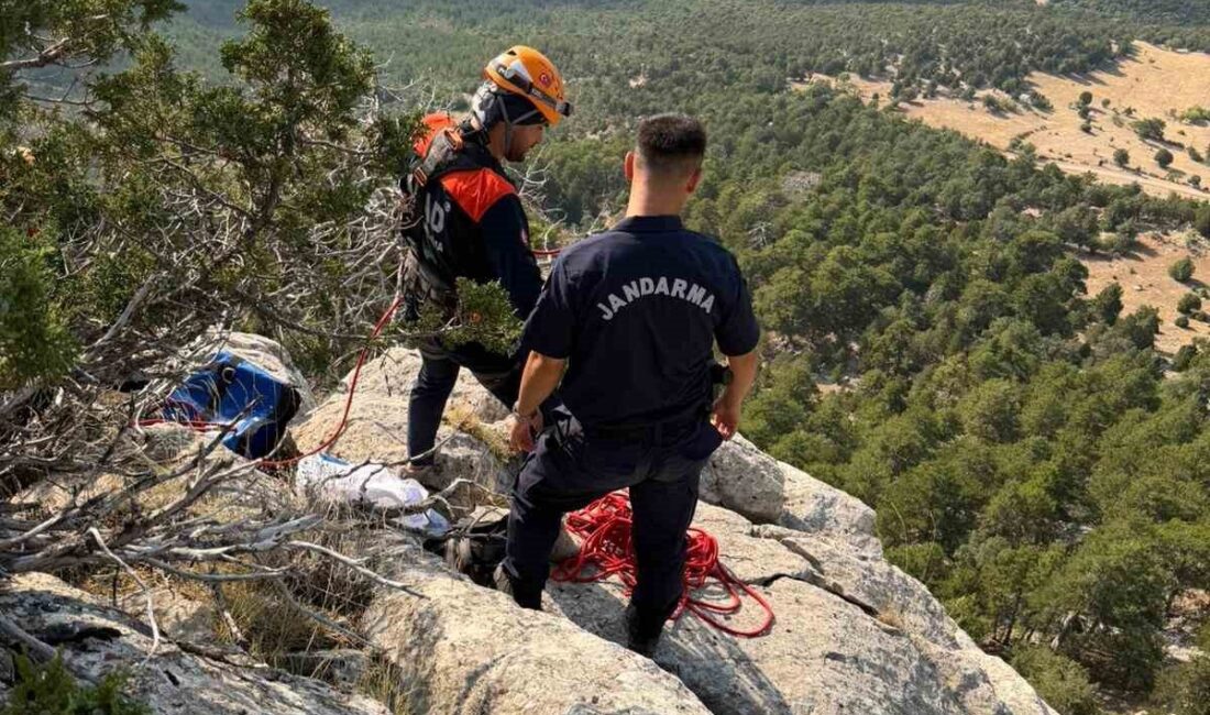 Burdur ilinin Altınyayla ilçesinde, Koçaş Dağı’nda sarp arazide 3 gün