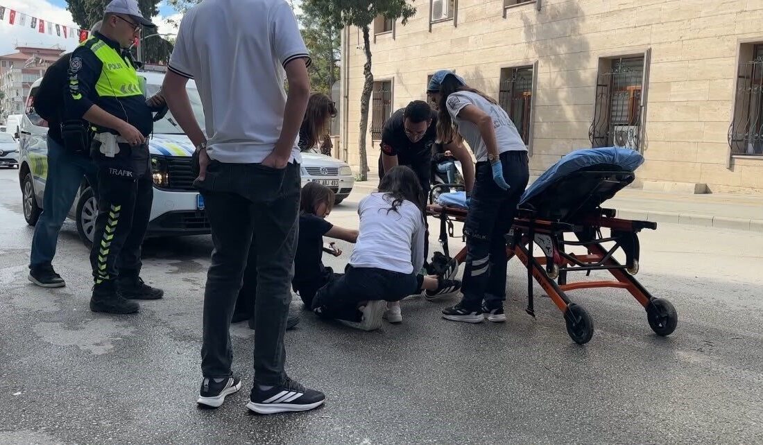 Burdur ili Gazi Caddesi’nde bugün saat 15.00 sularında meydana gelen