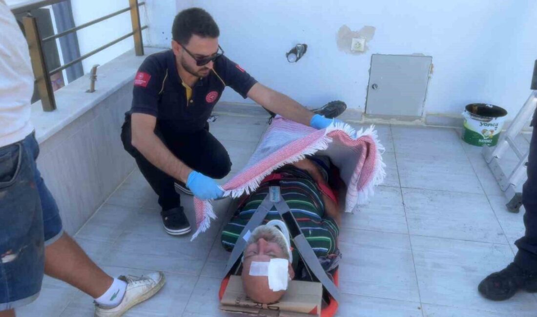Bursa’da bir işçi, tadilat esnasında dengesini kaybederek balkona düştü ve