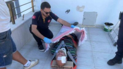Bursa’da bir işçi, tadilat esnasında dengesini kaybederek balkona düştü ve