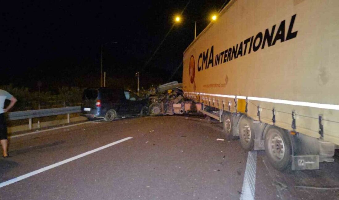 Orhangazi ilçesinde meydana gelen trafik kazasında bir kişi hayatını kaybetti,