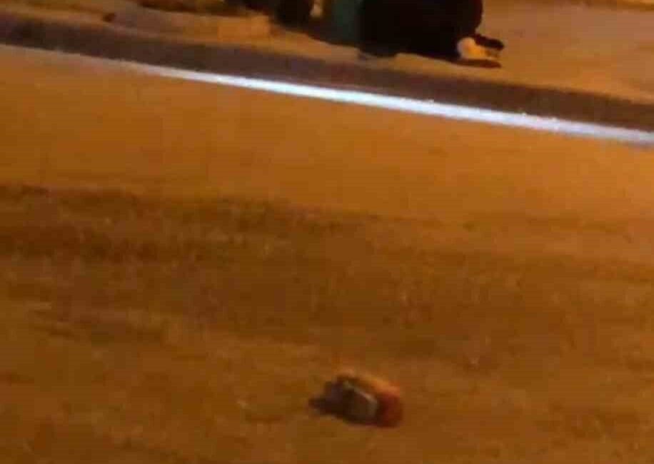 Karabük’te gece saatlerinde Ankara Caddesi’nde meydana gelen bir olayda, cadde