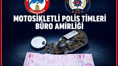Çanakkale’de, emniyet ekipleri tarafından gerçekleştirilen huzur operasyonlarında yakalanan 12 şüpheli,