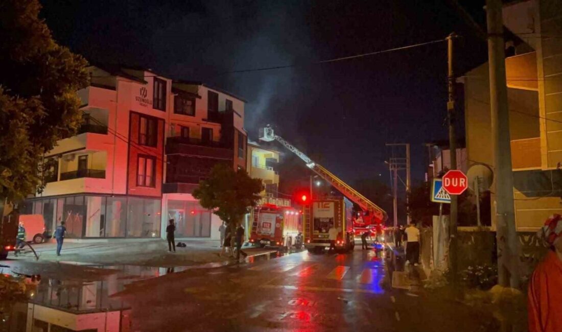 Kartepe ilçesinde bir çardakta başlayan ve 3 katlı bir binaya