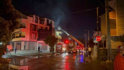 Kartepe ilçesinde bir çardakta başlayan ve 3 katlı bir binaya