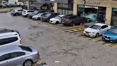 Çekmeköy ilçesinde bir alışveriş merkezi otoparkında meydana gelen olayda, kontrolü