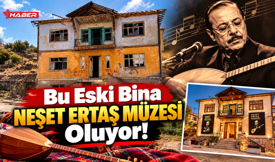 Kırşehir’in Çiçekdağı ilçesinde, Türk halk müziğinin efsane ismi ve Bozkırın