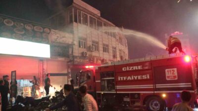 Amedspor’un zafer kutlamalarında atılan havai fişekler Cizre’de 3 iş yerinde