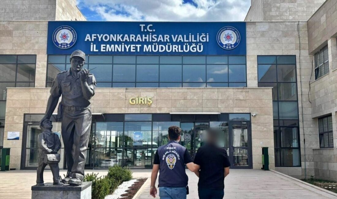 Afyonkarahisar ilinde polis, ülkeye çocukların kullanıldığı müstehcen yayınları sokmak suçundan