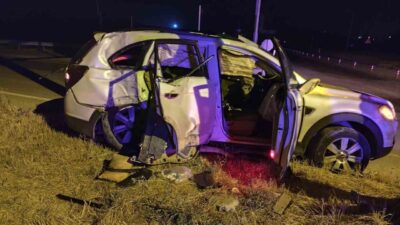 Çorum’un Alaca ilçesinde meydana gelen trafik kazasında bir cip ile