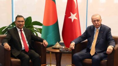Türkiye Cumhurbaşkanı Recep Tayyip Erdoğan, New York’ta Bangladeş Başbakanı Tarık
