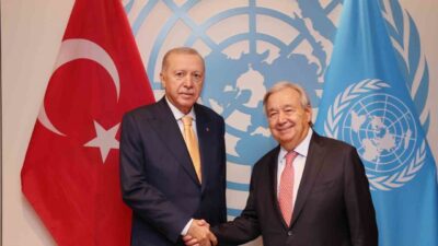Cumhurbaşkanı Recep Tayyip Erdoğan, Birleşmiş Milletler Genel Sekreteri Antonio Guterres