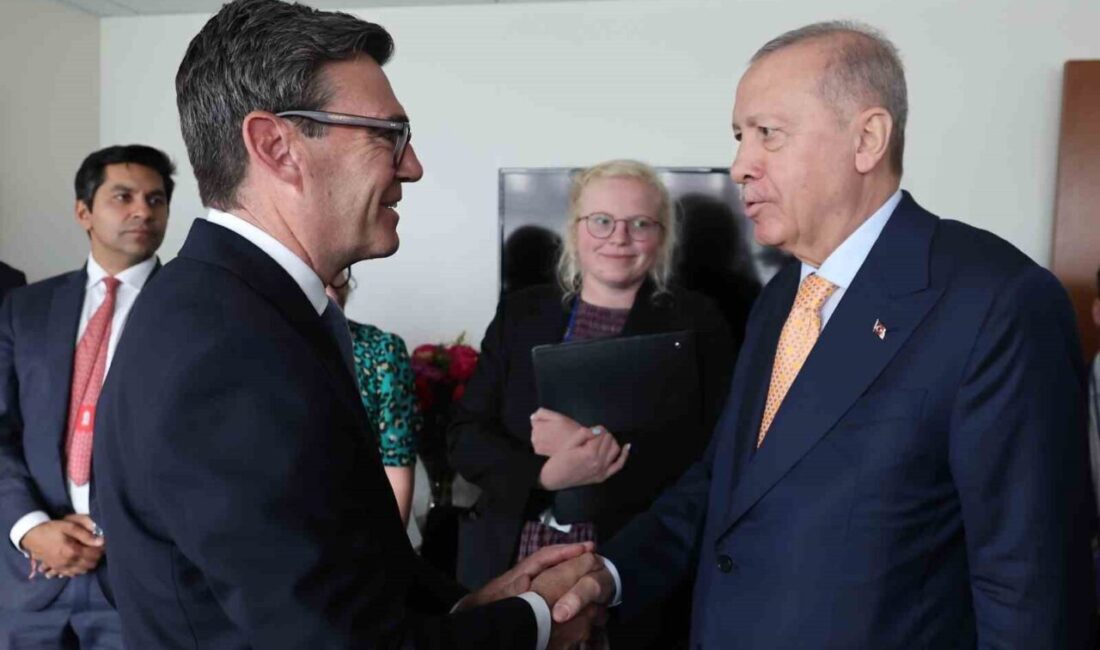 Türkiye Cumhurbaşkanı Recep Tayyip Erdoğan, New York’ta İngiltere Başbakanı Andy