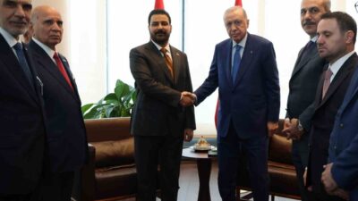 Türkiye Cumhurbaşkanı Recep Tayyip Erdoğan, New York’ta Irak Başbakanı Ali