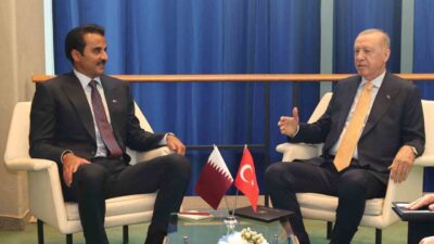Türkiye Cumhurbaşkanı Recep Tayyip Erdoğan, New York’ta Katar Emiri Şeyh