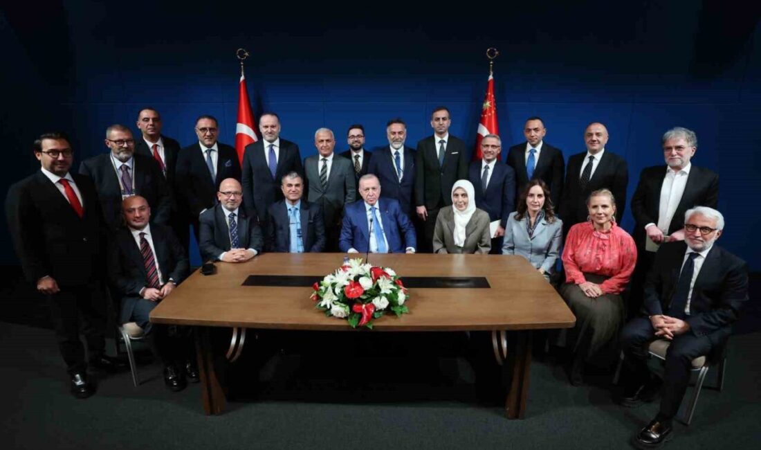 Türkiye Cumhurbaşkanı Recep Tayyip Erdoğan, ABD’nin New York şehrinde resmi