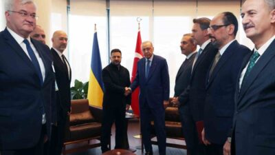 Türkiye Cumhurbaşkanı Recep Tayyip Erdoğan, New York’ta Ukrayna Başbakanı Vladimir