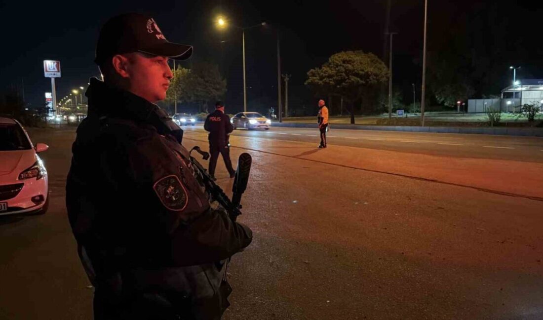 Bolu’da polis ekipleri, D-100 karayolunda geniş çaplı bir denetim operasyonu
