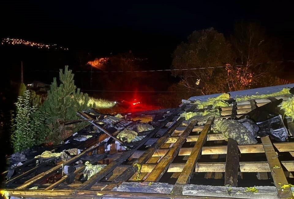 Bayburt’un Demirözü ilçesine bağlı Damlıca köyünde, Hasan Malkoç’a ait bir