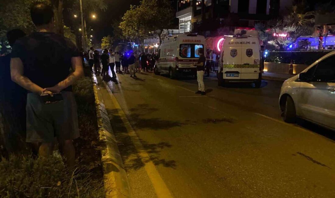 Denizli Merkezefendi ilçesinde bir kafenin önünde meydana gelen silahlı çatışmada