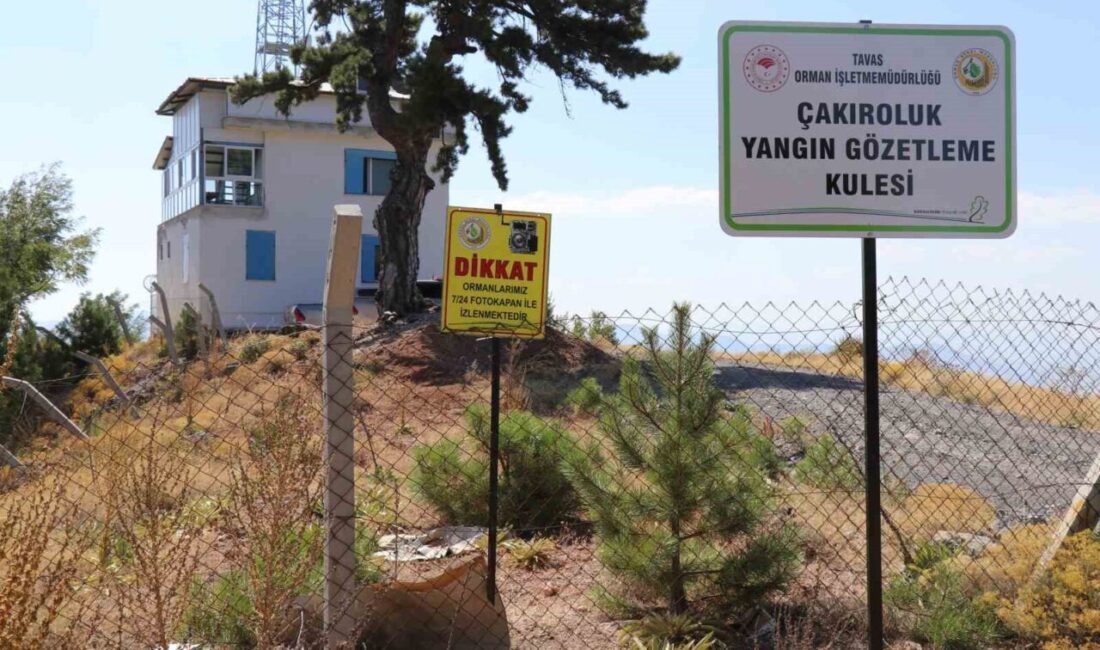 Denizli’de, orman ve arazi yangınlarını erken tespit etmek amacıyla gözetleme