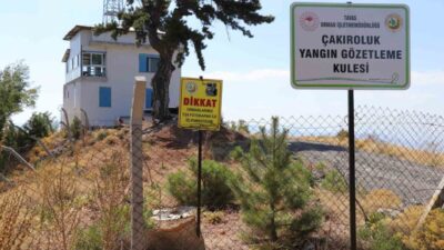 Denizli’de, orman ve arazi yangınlarını erken tespit etmek amacıyla gözetleme
