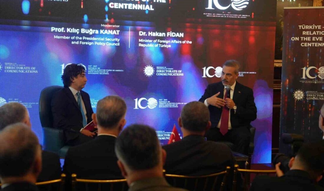 Dışişleri Bakanı Hakan Fidan, New York’ta düzenlenen “100. Yıla Girerken