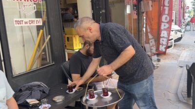 Eskişehir’de bir çay ocağında meydana gelen olay hakkında konuşan işletme