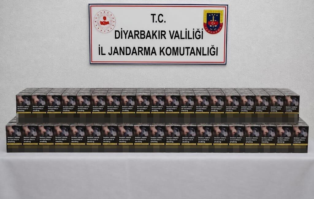 Diyarbakır’da jandarma ekiplerinin düzenlediği operasyonlarda büyük miktarda kaçak eşya ele