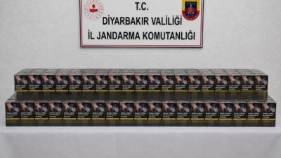 Diyarbakır’da jandarma ekiplerinin düzenlediği operasyonlarda büyük miktarda kaçak eşya ele
