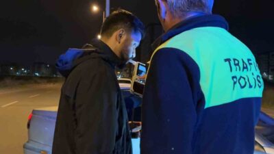 Kocasinan ilçesinde polis ekiplerinin yaptığı operasyonda ‘dur’ ihtarına uymayan bir