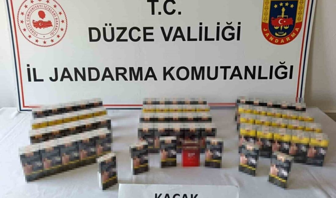 Düzce’de polis ve jandarma ekipleri, kaçakçılara karşı gerçekleştirdikleri operasyonlarda sıkı