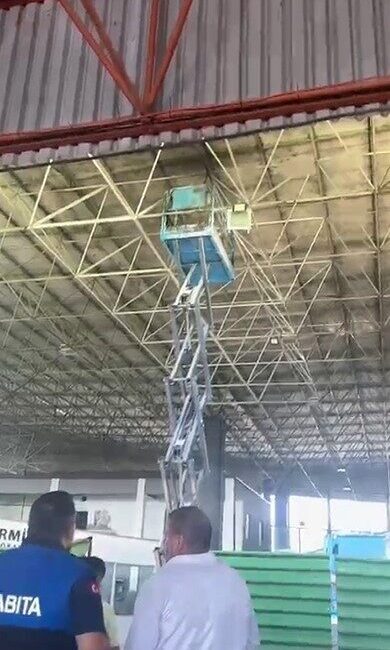 Edirne Şehirlerarası Otobüs Terminali’nde meydana gelen yangında yaralanan ve İstanbul