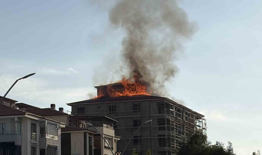 Elazığ’da, Sürsürü Mahallesi Mustafa Uygur Bulvarı’nda bulunan inşaat halindeki 8