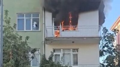 Elazığ’da yer alan Rüstempaşa Mahallesi’nde, 4 katlı bir binanın 3.