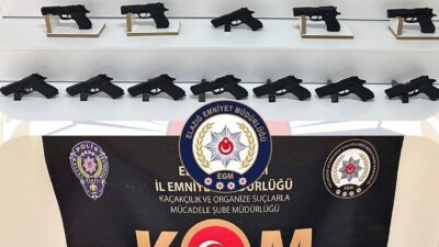Elazığ’da gerçekleştirilen polis operasyonlarında 28 adet ruhsatsız tabanca ve 174
