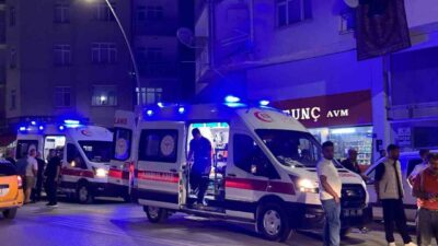 Elazığ’da Nailbey Mahallesi Şehit İdris Doğan Caddesi’nde meydana gelen trafik