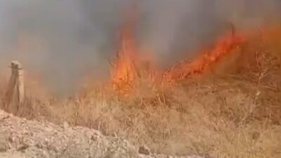 Ereğli ilçesinde iki ayrı noktada meydana gelen yangınlar, ekiplerin zamanında