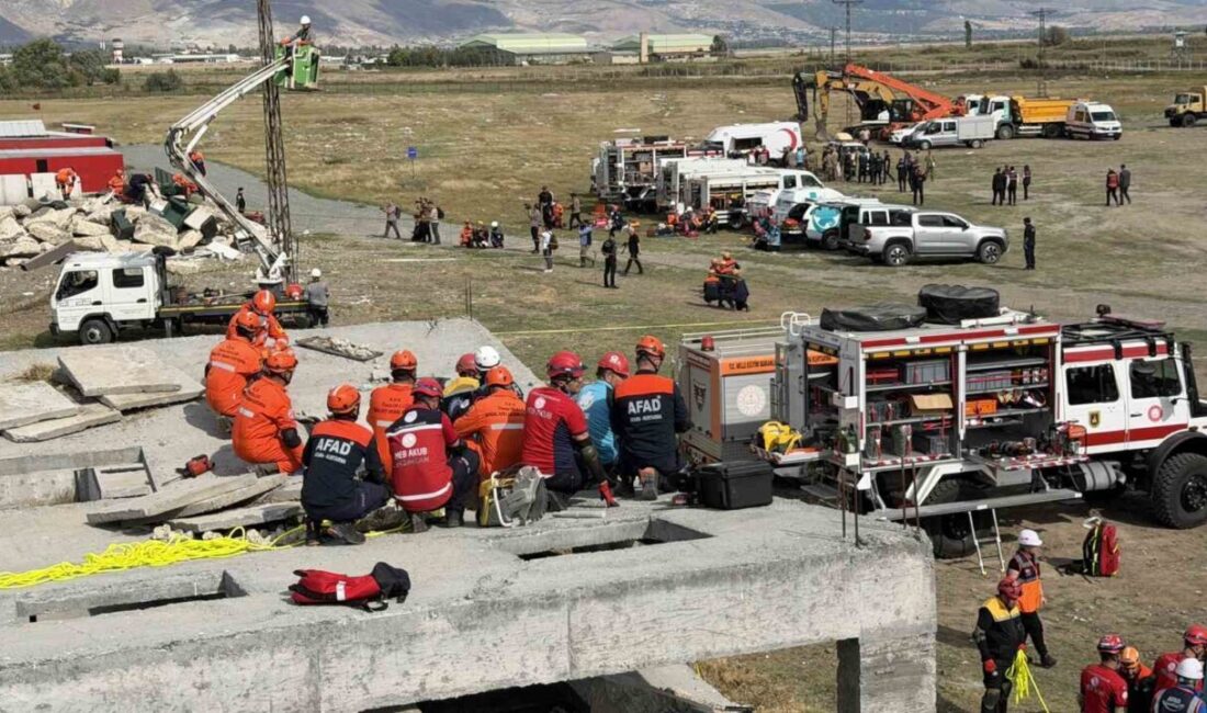 Erzincan’da afetlere hazırlık ve kurumlar arası işbirliğinin artırılması amacıyla bölge
