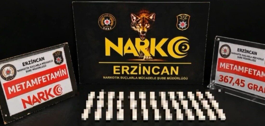 Erzincan’da polis ekipleri, midesinde uyuşturucu madde taşıdığı tespit edilen bir