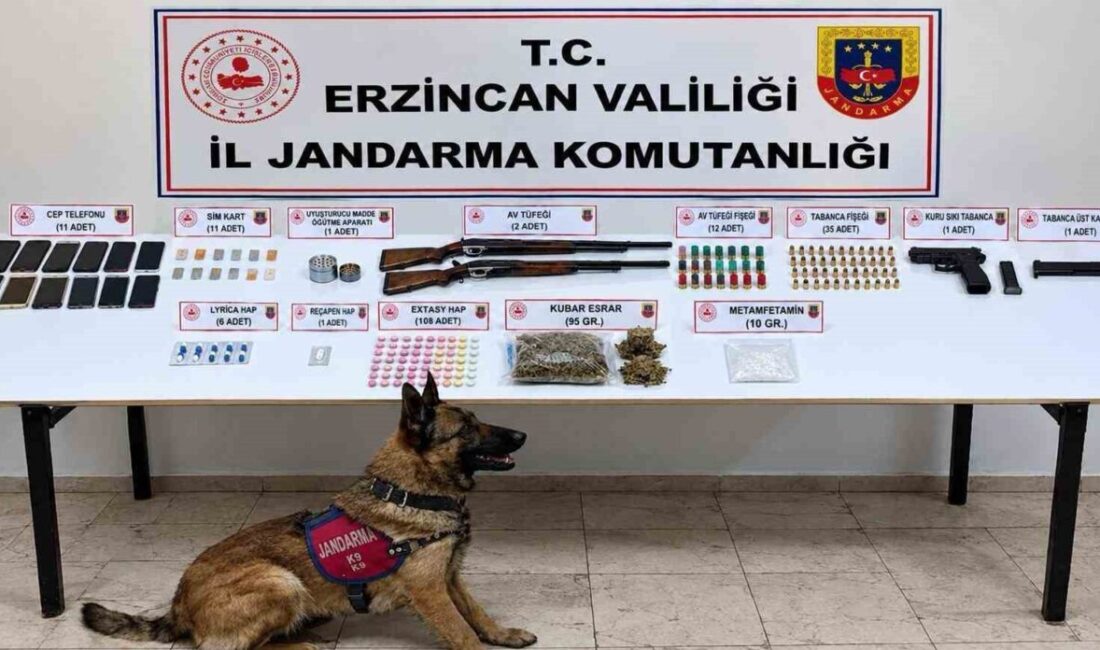 Erzincan’ın Refahiye ilçesine odaklı olarak gerçekleştirilen uyuşturucu operasyonunda, 2 ilde