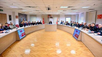 Eskişehir İl Emniyet Müdürü Tolga Yılmaz başkanlığında, il genelindeki güvenlik