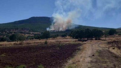 Eskişehir’in Sivrihisar ilçesinde, henüz belirlenemeyen bir nedenle çıkan yangınla ilgili