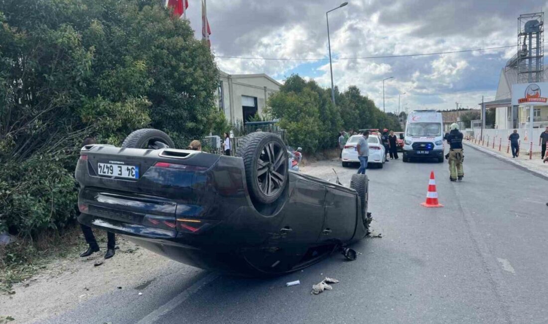 Silivri’de bir otomobil sürücüsü, fabrikadan çıkan kamyon nedeniyle meydana gelen
