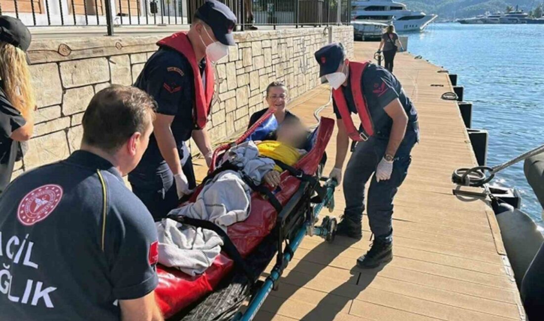 Sahil Güvenlik ekipleri, Muğla’nın Fethiye ilçesi açıklarında seyreden gezi ve