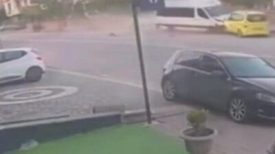 Develi ilçesinde meydana gelen olayda, yokuş aşağı seyir halindeki bir