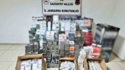 Gaziantep’te jandarma ekipleri tarafından gerçekleştirilen bir operasyonda, bir iş yerinde