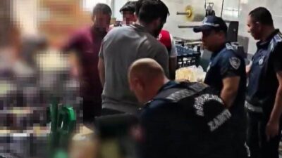 Gaziantep’te Belediye Zabıta ekipleri tarafından gerçekleştirilen denetimlerde bir gıda işletmesinde