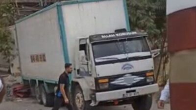 Gaziantep’te, yokuş yukarı yönde ilerleyen bir kamyonun freninin boşalması sonucu