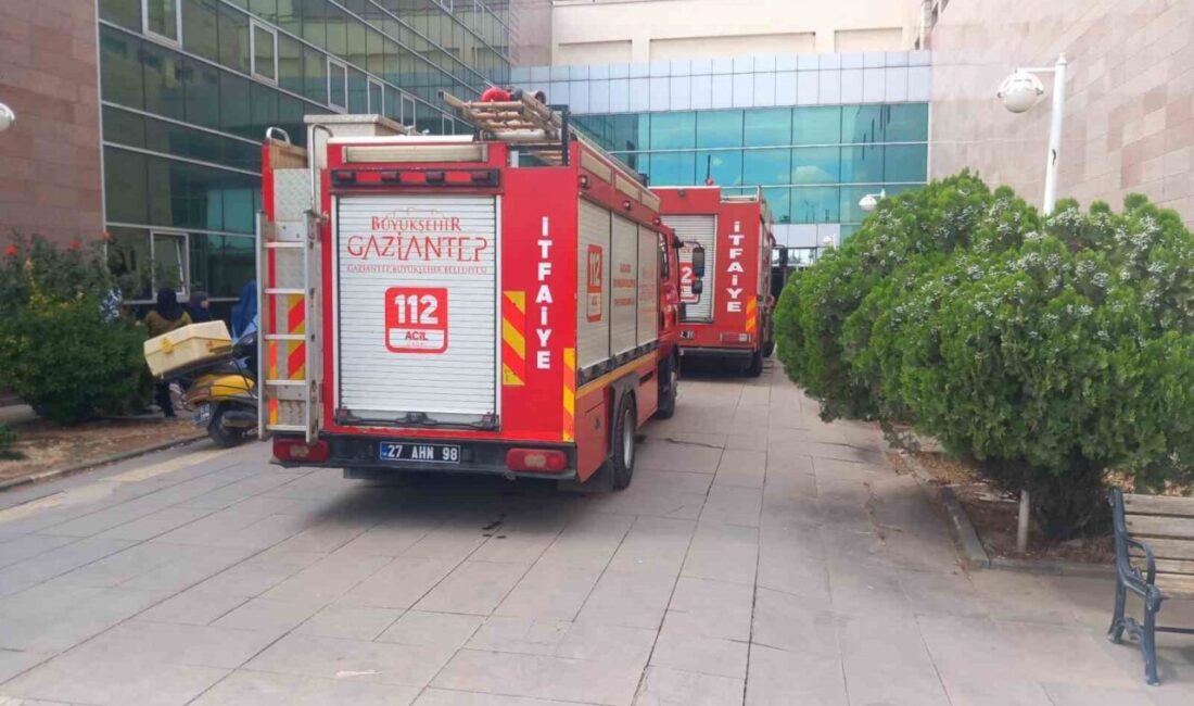 Gaziantep’in İslahiye ilçesinde bulunan devlet hastanesinin bodrum katında meydana gelen